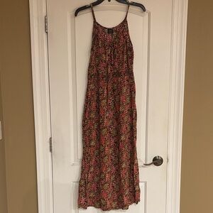 Faded Glory Multicolor Floral Maxi Dress